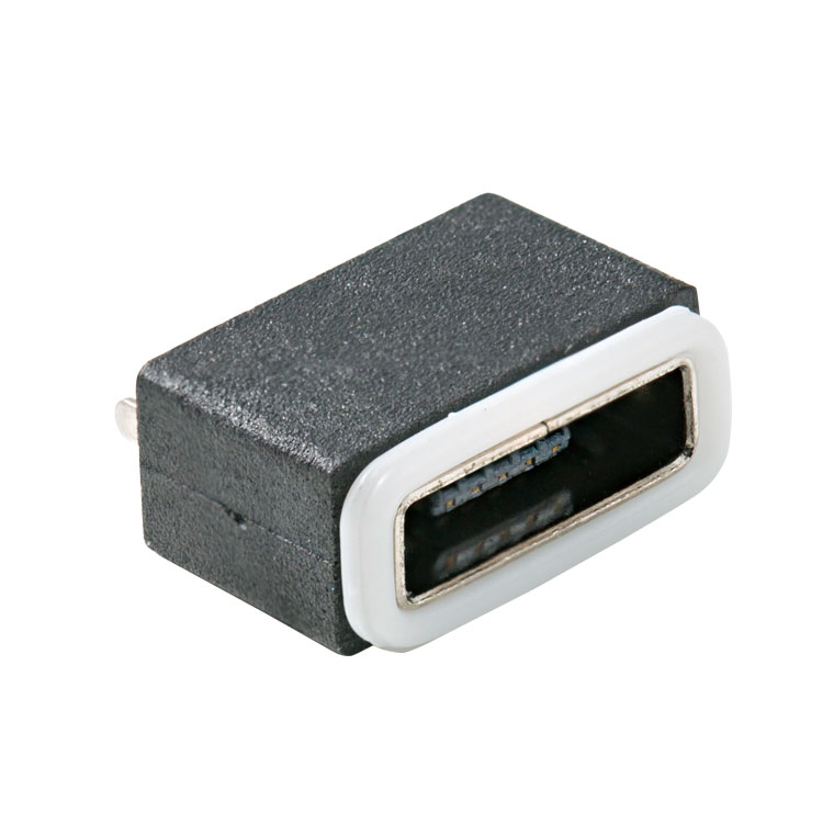方形防水MICROUSB母座